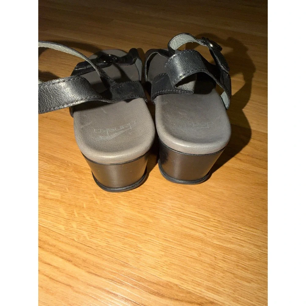 Dansko black leather